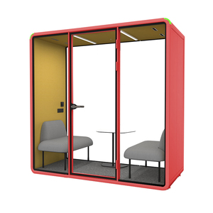 Cabine acoustique de bureau pour campus universitaire, idéale pour la collaboration de groupes d'étudiants - Product Image 3