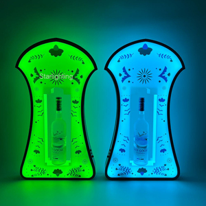 Botella de cerámica acrílica recargable, soporte para servir, pantalla glorificadora VIP, presentador de botella de <span class=keywords><strong>Tequila</strong></span> LED para salón de club nocturno - Product Image 3