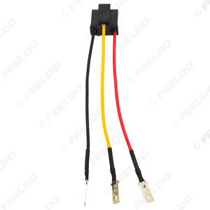 Cable de enchufe hembra <span class=keywords><strong>H4</strong></span> 9003 de 3 pines para coche, para faro halógeno, bombillas LED automáticas, adaptador de soporte de conector Pigtail - Product Image 3