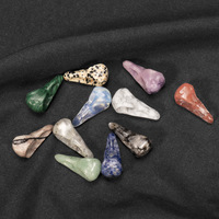 Boutons de vêtements en pierres semi-précieuses naturelles, crânes d'oiseaux en cristal, thème animal, décoration pour mariages et occasions spéciales