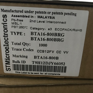Bta16-800b BTA16-800 Triac Bta16 TRIAC Tiêu Chuẩn 800V 16A <span class=keywords><strong>Thyristor</strong></span> - Product Image 4