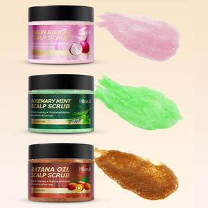 Exfoliante para el cuero cabelludo con sal marina, biotina, cebolla y batana para una limpieza profunda y suave. - Product Image 2