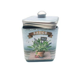 Custom Tinplate Relish Box Kitchen Seasoning Jar