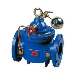 Vanne de régulation à flotteur auto-actuée en fonte ductile DN50-DN300 avec <span class=keywords><strong>tube</strong></span> pilote externe en cuivre pour tour de refroidissement - Product Image 1