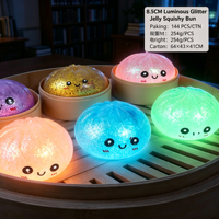 Nouveau Squishy Smiley Luminescent, Jouet Anti-Stress Géant Réaliste à Remontée Lente, Cadeau Promotionnel Fidget
