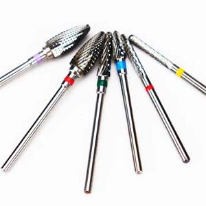 Punte per Trapano in Acciaio al Tungsteno per Lucidatura Metalli / Accessori per Trapano per Unghie Strumenti di Fresatura Testa di Molatura in Acciaio al Tungsteno per Uso Dentale - Product Image 1