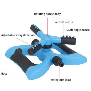 Tête d'arrosage rotative automatique KAILUN à 360°, robuste, économiseur d'eau, en plastique, pour l'arrosage des pelouses et des jardins - Product Image 3