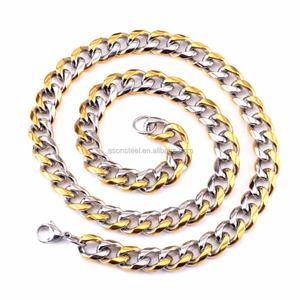 Collar de Cadena de Serpiente en Color Dorado para Hombre, Joyería al por Mayor, Nueva Tendencia, 3 Colores, Ancho de 3mm/5mm/10mm - Product Image 2