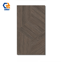 Carreaux d'intérieur modernes en imitation porcelaine bois massif 600x1200mm 9mm mats antibactériens résistants aux acides et à l'usure à faible épaisseur