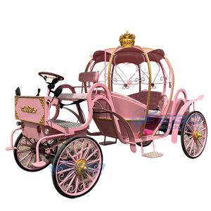 Pink Princess Sightseeing Electric Royal Carriage Electric Royal Carriage Without Horses Electric Sightseeing <b>Pumpkin</b> Carriage - Product Image 6