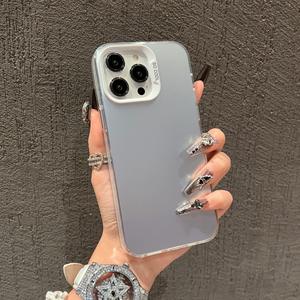 Funda Sencilla y Colorida <span class=keywords><strong>de</strong></span> Móvil IMD Mate para iPhone 16 15 14 13 Pro Max - Product Image 4