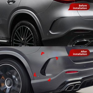 Para Clase GLC X254 AMG Line 2023+, Alerón de Ventilación Trasera, Piezas de Modificación de Parachoques Exteriores, Adhesivo para Automóvil AMP-Z-672, Compatible con 20 - Product Image 4