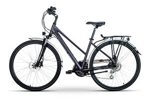 จักรยานสำหรับผู้หญิงขี่ในเมืองพร้อมดิสก์เบรกไฮดรอลิก24สปีดสำหรับใช้งานประจำวันดีไซน์ใหม่ - Product Image 2