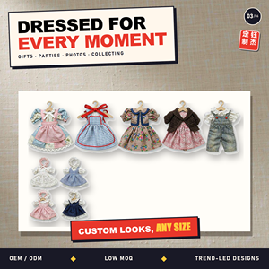Traje <span class=keywords><strong>de</strong></span> Estilo Campestre para Muñeca <span class=keywords><strong>de</strong></span> Tela Personalizado, <span class=keywords><strong>Disfraz</strong></span> <span class=keywords><strong>de</strong></span> Tela con Parches para Muñeca <span class=keywords><strong>de</strong></span> <span class=keywords><strong>Trapo</strong></span>, Ropa <span class=keywords><strong>de</strong></span> Muñeca Hecha a Mano a Medida - Product Image 3