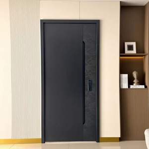 Высококачественные индивидуальные большие входные двери с защитой от кражи, интеллектуальный замок с индукционной световой дверью - Product Image 3