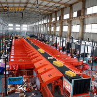 Duffy Custom Warehouse E-Commerce Express Scanning Máquina de clasificación de banda cruzada Máquina de clasificación de paquetes DWS para empresa de logística