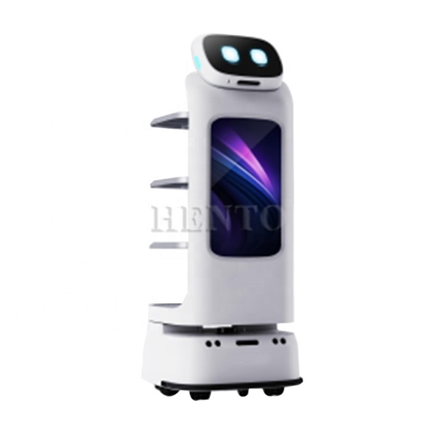 Automation Charging Robot Dish Delivery / Restaurant Robot Waiter Service / Food Delivery Robot