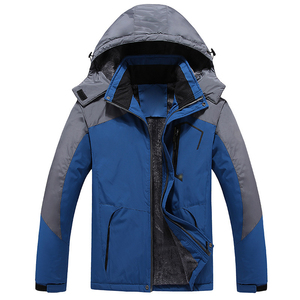 Sıcak satış tırmanma giyim artı boyutu erkek ceket ayrılabilir hood kış rüzgar geçirmez kirpi fermuar dağcılık erkek mont - Product Image 2