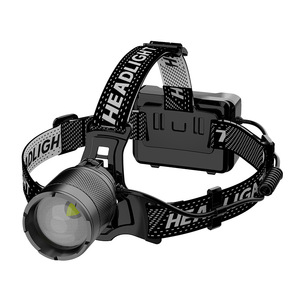 Lampe frontale LED rechargeable 5W 2400mAh, portée supérieure à 500M, pour camping, pêche, travail - Product Image 1