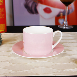 แก้วกาแฟโบนไชน่าลายเรนโบว์ ดีไซน์ใหม่ เรียบง่าย 6 สี สำหรับดื่มชายามบ่าย - Product Image 2