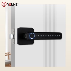 Kunci Pintu Bulat Premium Atrium dengan Gagang Bluetooth untuk Rumah Mewah - Product Image 4