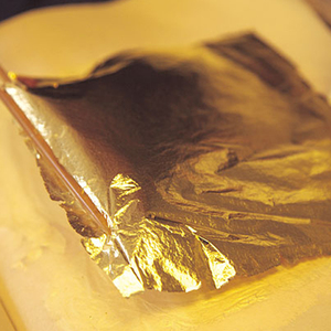 <span class=keywords><strong>Oro</strong></span> puro commestibile di alta qualità e foglia d'argento per la decorazione della pasticceria e della torta - Product Image 1