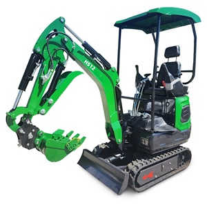 ENVÍO GRATUITO Mini Excavadora de 1.2 Toneladas, Excavadora Agrícola, Mini Excavadora de Orugas de 1 Tonelada y 2 Toneladas, Mini Excavadora Pequeña con Pulgar Hidráulico - Product Image 1