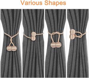 Attaches <span class=keywords><strong>de</strong></span> rideaux sphériques magnétiques dissimulés d'inspiration <span class=keywords><strong>rocaille</strong></span> française pour la décoration intérieure - Product Image 2