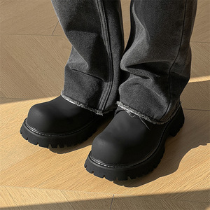 241229 Offre Spéciale chaussures à plateforme pour hommes chaussures habillées noires chaussures derby - Product Image 5