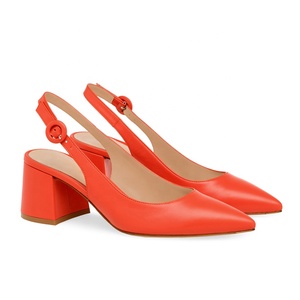 2020 Commercio All'ingrosso di Modo di Tailingjia Arancione Delle Signore Scarpe Sexy Per Le Donne Block chunky Tacchi Dei <span class=keywords><strong>Sandali</strong></span> di Grandi Dimensioni - Product Image 2