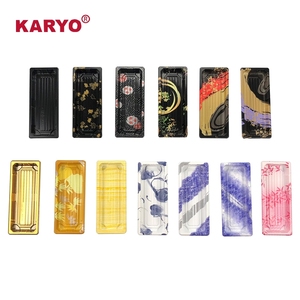 Karyo กล่องใส่อาหาร1102ซูชิทรงสี่เหลี่ยมกล่องซูชิแบบใช้แล้วทิ้งสุดหรูพร้อมฝาปิดโปร่งใส - Product Image 6