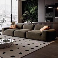 Nouveau canapé en tissu velours vert moderne, meubles de salon, canapé modulaire en forme de L pour l'intérieur