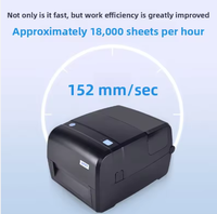 Impresora de Códigos de Barras IDPRT IT4B, Impresora Térmica de Etiquetas de Cobre para Ropa, 203dpi, Interfaz USB, 1 Año de Garantía, Fujian