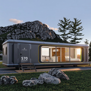 Refugio de cápsulas de aluminio prefabricado Servicios públicos de emergencia Expansión médica Prueba móvil Aislamiento de alivio de desastres - Product Image 5