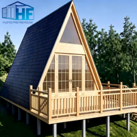 Maison Triangulaire Moderne Personnalisée en Structure Acier Respirante, Design Mobile Extensible, Cuisine, Chambre, Bureau à Domicile