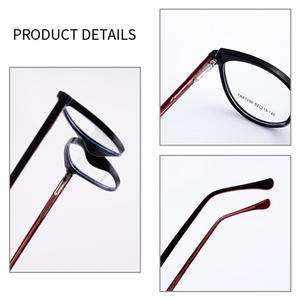 กรอบแว่นตาทรงกลม Tr90 87196 ป้องกันแสงสีฟ้าแบบเต็มกรอบ แว่นตาคอมพิวเตอร์สำหรับทุกเพศสำหรับใช้ในชีวิตประจำวัน - Product Image 3