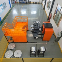Machine de rotomoulage électrique à spécifications variées, équipement de moulage rotatif électrique