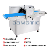 Machine de traitement les fruits de mer industriel contrôlée, appareil de découpe d'anneaux, pour calmar, poulpe, saumon, Cod et truite,