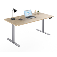 JIECANG Station de séparation de bureau minimaliste à double moteur surélevé Bureau réglable en hauteur