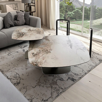 Vente chaude Salon Table Basse En Verre Trempé 6 + 6MM Dessus De Table Moins Cher Moderne Meubles De Maison Table À Manger Ensembles Décoratif