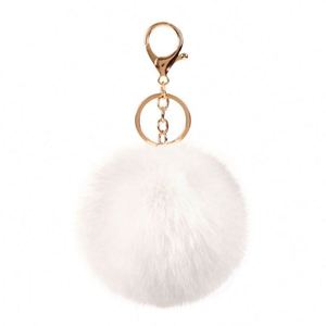 En gros Porte-clés pompon en fausse fourrure de lapin, doux et moelleux, pour sacs, sacs fourre-tout et voitures, idéal comme cadeau - Product Image 4