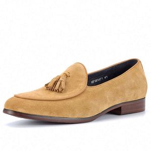 รองเท้าหนังวัวแท้ชั้นแรกสำหรับชุดสูทธุรกิจ ระบายอากาศได้ดี น้ำหนักเบา สไตล์อังกฤษ-เกาหลี หัวแหลม สำหรับเจ้าบ่าว แบบผูกเชือก ทรงเหลี่ยม - Product Image 6