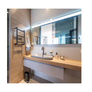 Meuble-lavabo RTA élégant de style européen Meuble de salle de bain suspendu en contreplaqué pour une utilisation en appartement - Product Image 1