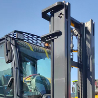 Forklift Diesel 5T 4WD Berkualitas Tinggi, Radius Belok Kecil, Hidrolik Artikulasi, Off-Road