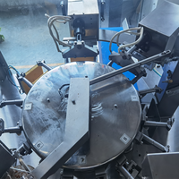 Machine d'étiquetage et d'emballage automatique rotative à plat pour sachets de sauce tomate de qualité alimentaire