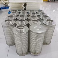 Cartouche filtrante en maille d'acier inoxydable 304 personnalisée, interface à serrage rapide, élément filtrant pour la filtration industrielle des liquides