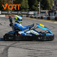 Karting commercial Vortkart à faible entretien, moteur à essence 200cc, pour piste intérieure et extérieure