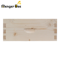 Ruche Langstroth 8 cadres personnalisée Menger Bee B-7L(8F) en sapin de Chine, joint en queue d'aronde, neuve, non assemblée, garantie 2 ans, pour apiculture