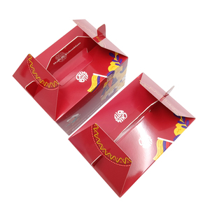 Caja de Embalaje Personalizada para Comida Rápida para Pollo Frito y Papas Fritas con Asa, Materiales Reciclados, Biodegradable, Desechable, Caja de Papel Recubierto - Product Image 3
