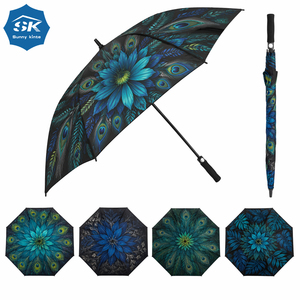 Wholesale Golf <b>Umbrella</b> Full Printing <b>Windproof</b> Automatic Open Large Outdoor Rain <b>Umbrella</b> Custom Logo for Rainy Sunny Day - Product Image 1